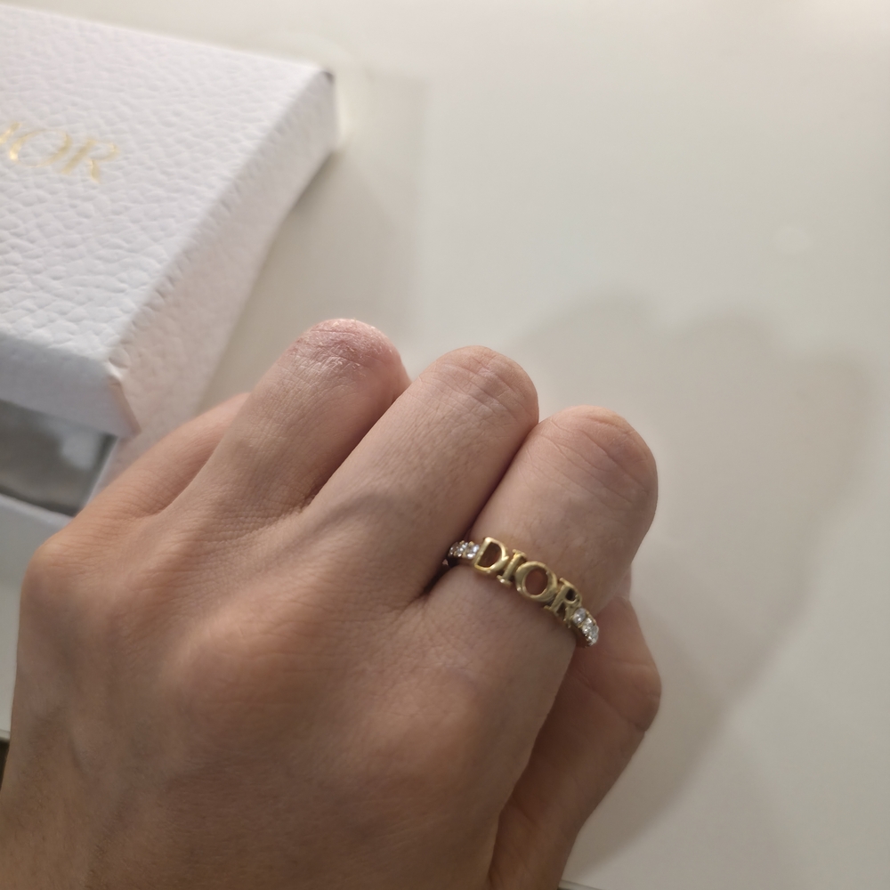 Dior Gold and Silver Women's Ring